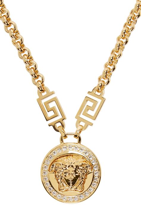 versace gold medusa aspis|Versace: Gold 'La Medusa' Necklace .